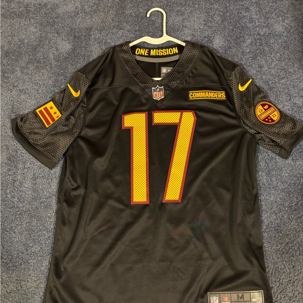 NFL Commanders Black and Gold Jersey